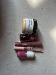 makeup combo of etude, elf, fae beauty etc