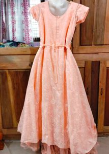 Peach Ethnic Gown