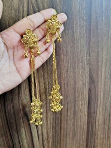 Trending Exquisite Gold Tone kashmiri Earrings