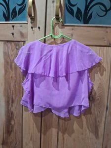 Layered Ruffle Crop Top