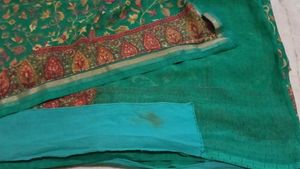 Beautiful Green Floral Saree