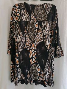 Leopard Print Tunic Top