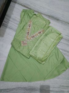 Light Green Kurta Set with Dupatta