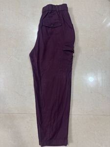 GAP Burgundy Cargo Pants