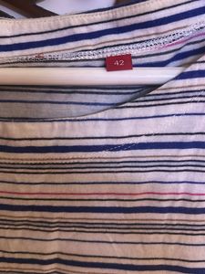 Striped Long Sleeve Top Size 42