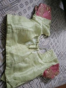 Elegant Pink Saree with Embellished Border