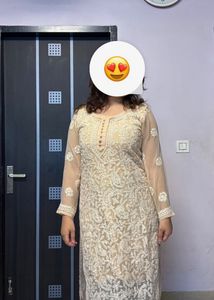 Elegant Chikankari Kurta Set