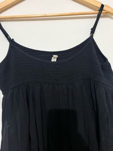 Black Tiered Mini Dress