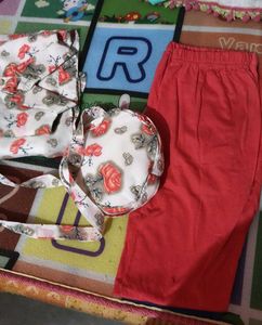Floral Dress with Matching Leggings &amp; Bag