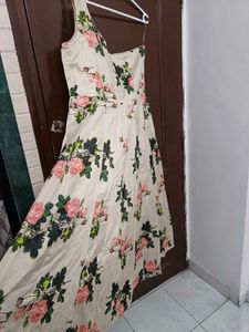 Floral One Shoulder Dress