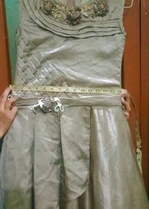 Elegant Satin Evening Gown