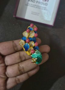 Priyaasi Peacock Finger Ring
