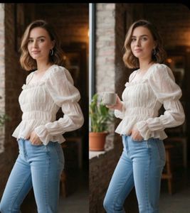 Elegant Puff Sleeve Top