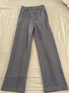 Stylish Grey Wide Leg Pants
