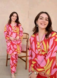 Elegant Floral Print Co-ord Set
