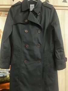 Women Black Coat Medium Size Winter Wear