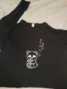 Cute Panda Bubble Tea T-Shirt