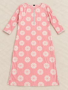 🌸Pink Floral Kurta set🌸