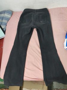 Flared Dark Wash Denim Jeans