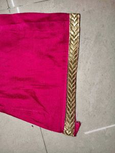 Elegant Pink Kurta with premium heavy dupatta