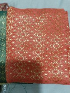 Vibrant Brocade Blouse Material Set of 5 pieces