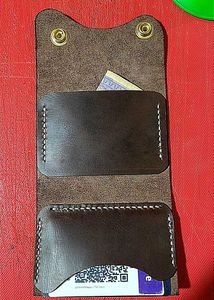 Handcrafted Leather Mini Wallet for Unisex