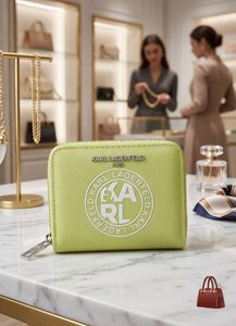 Karl Lagerfeld Paris Zip Around Wallet