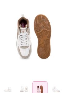 Red Tape Women's White &amp; Beige Casual Sneakers