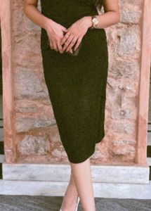 Elegant Black Sheath Dress