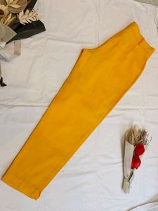 Bright Yellow Palazzo Pants