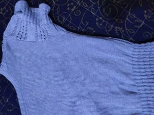 Light Blue Knit TOP