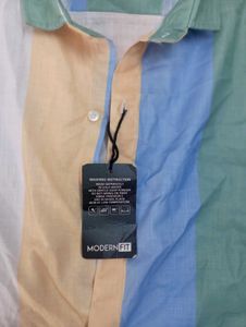 Modern Fit Striped Men's Shirt
