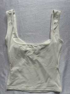 White Ruched Sweetheart Neckline Tank Top