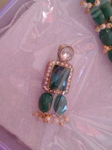 Green Stone Bangle