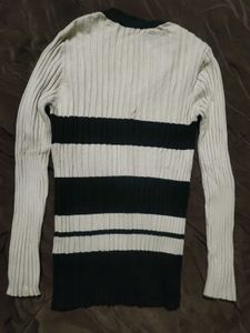 Striped Knitted Top/Cardigan