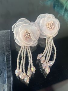 Elegant Floral Dangle Earrings