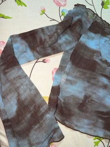 Chic Off-Shoulder Tie-Dye Top