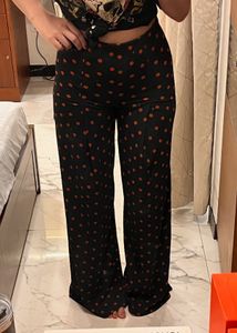 Polka Dot Wide Leg Pants