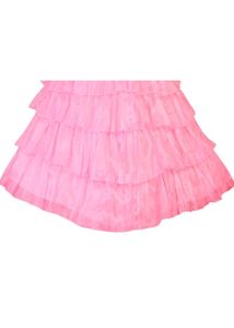 pink flared lehenga with blouse and dupatta
