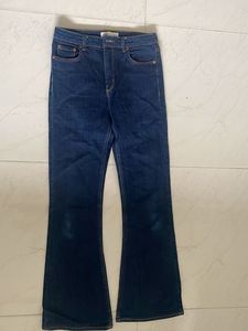 Classic Dark Wash Denim Jeans