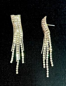Sparkling Tassel Drop Earrings