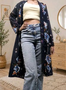 Floral Open Front Shrug