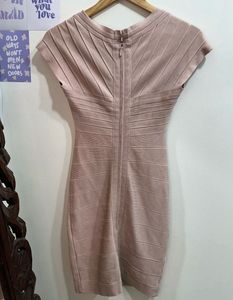 Pink Bodycon Mini Dress