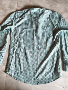 Men's Light Blue Printed Kurta