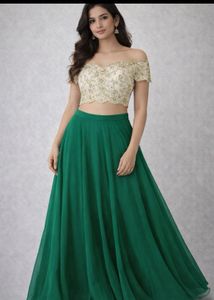Emerald Green Lehenga only