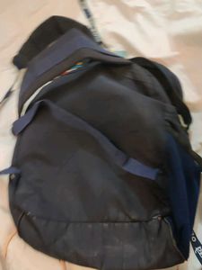 Ornate Navy Blue Backpack