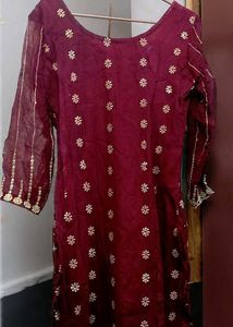 Wine Colour Kurta Set 🥰