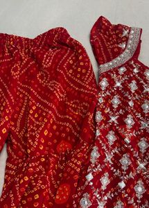 Festive Bandhani Gharara
