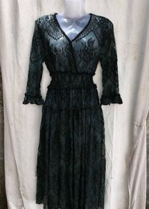 I. Elegant Lace Midi Dress