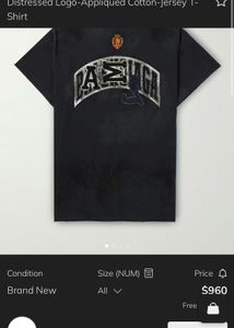 Balenciaga oversized imported torn style t shirt